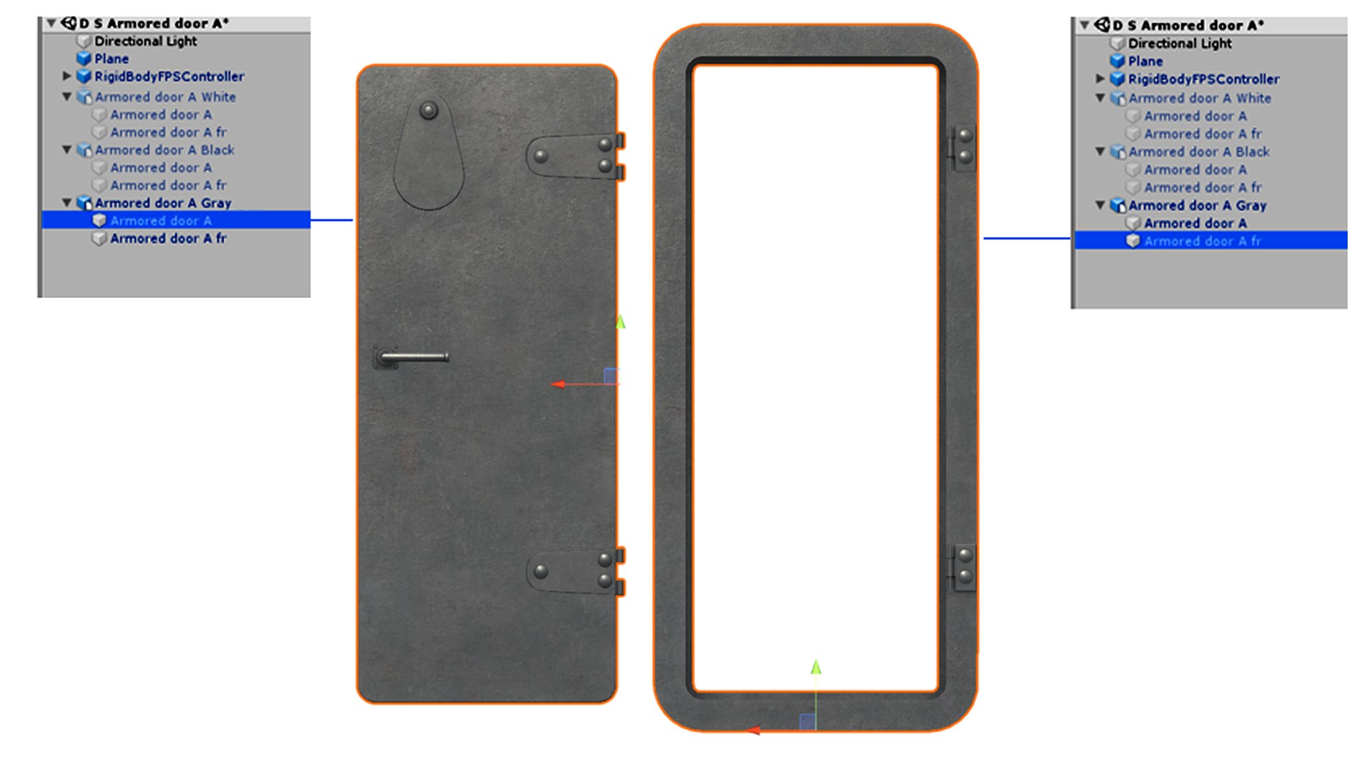 3D Armored Door TurboSquid 1462640