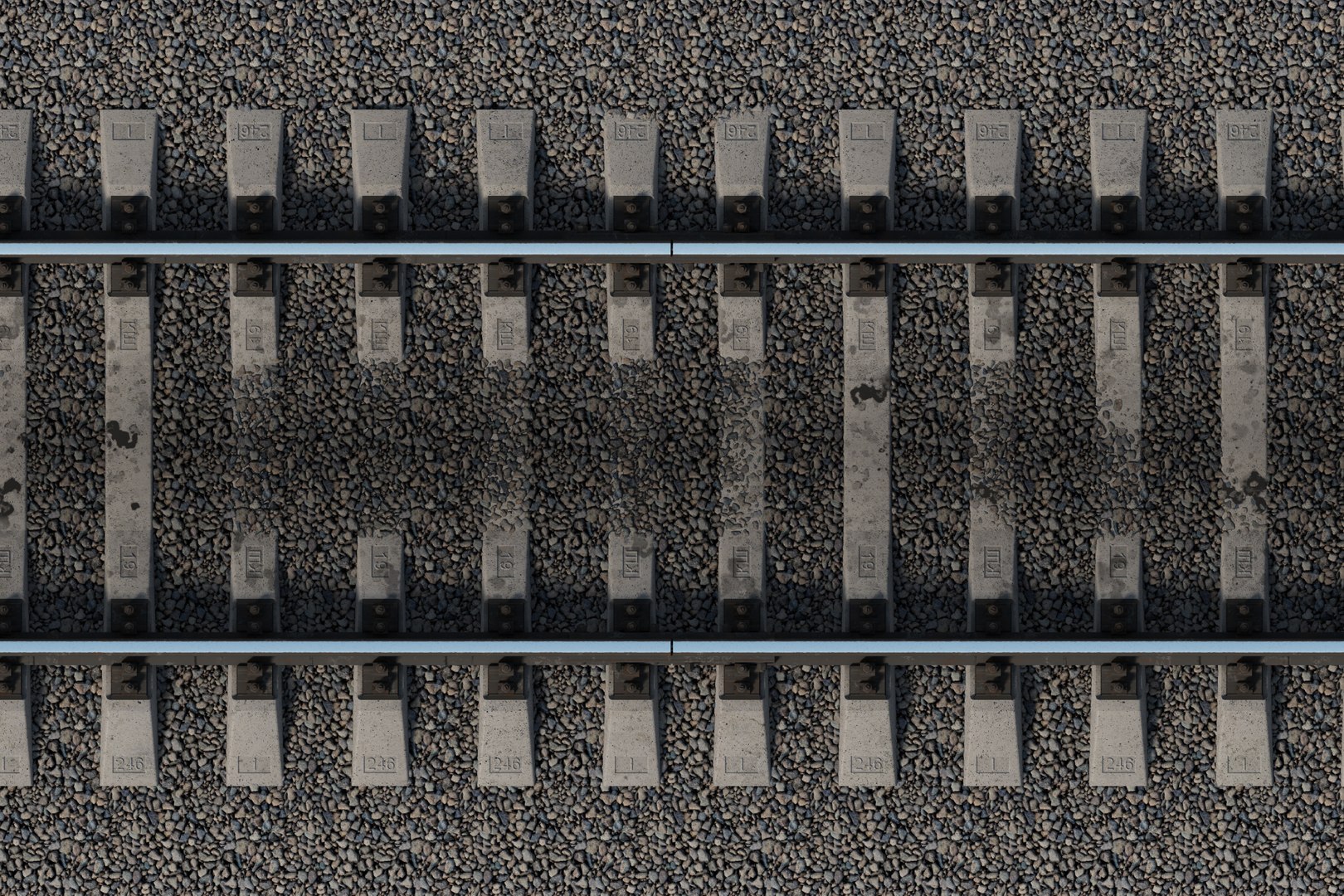 3D Railway 25m P50 Rails - TurboSquid 1614781