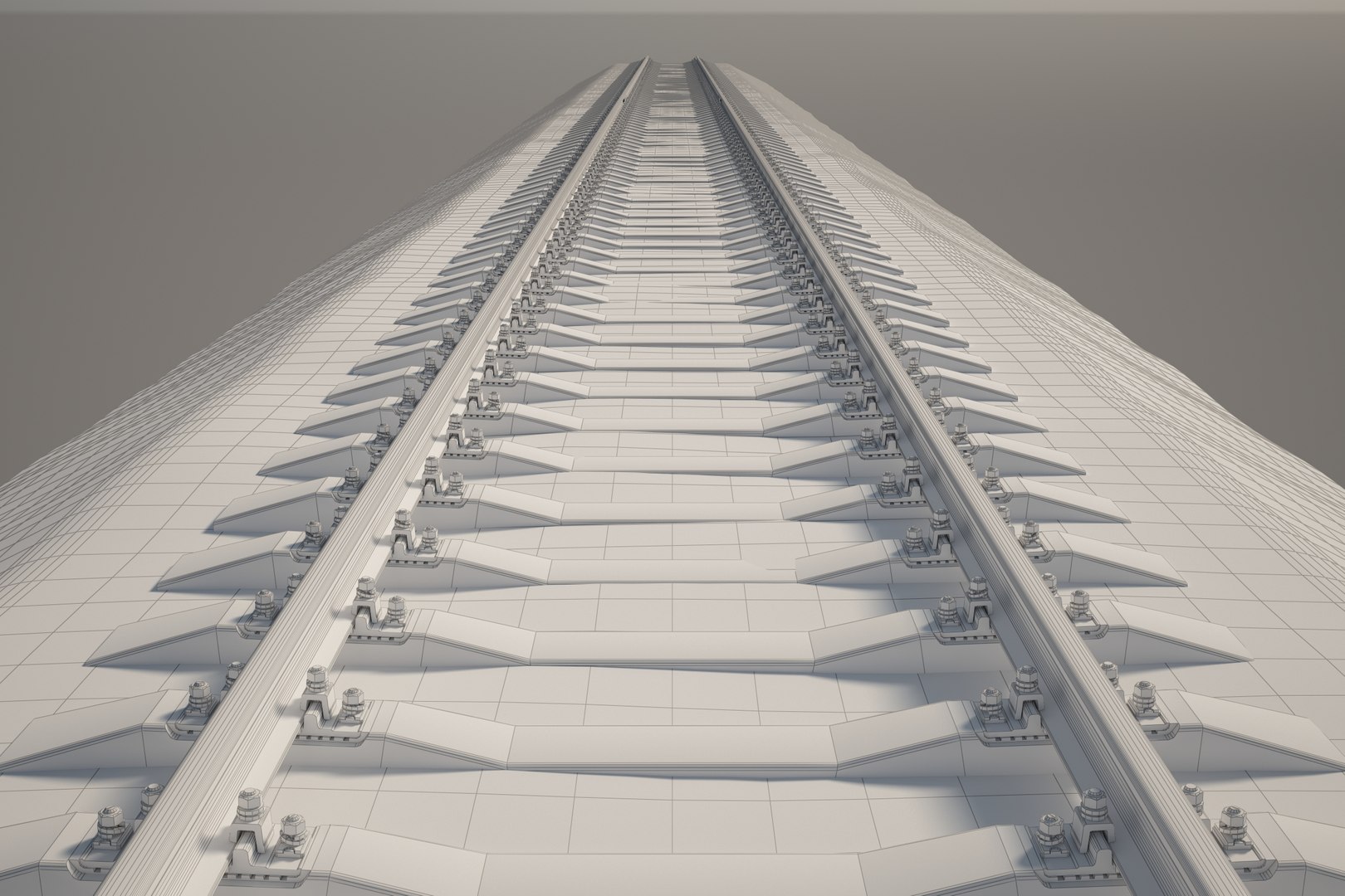 3D Railway 25m P50 Rails - TurboSquid 1614781