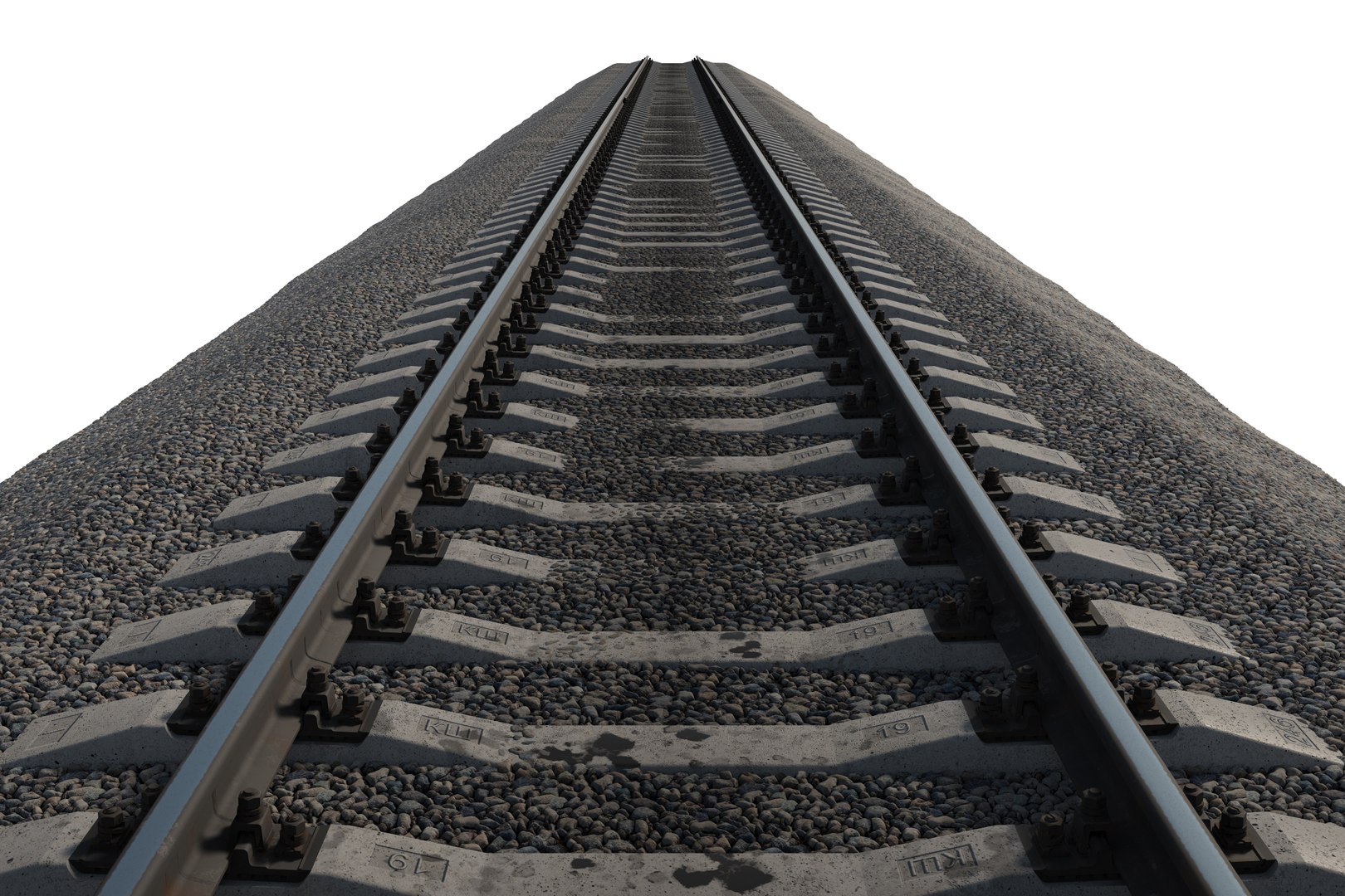 3D Railway 25m P50 Rails - TurboSquid 1614781