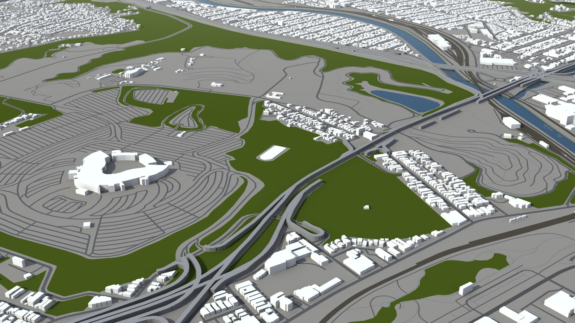 3D LA City Core Scene - TurboSquid 2044174