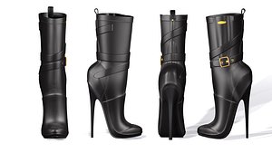 mesh boot 7-non rigged