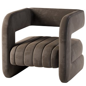 3D Armchair modern