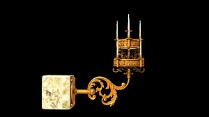 wall candle holder 3D model
