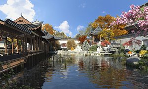 3D Chinese Garden 03