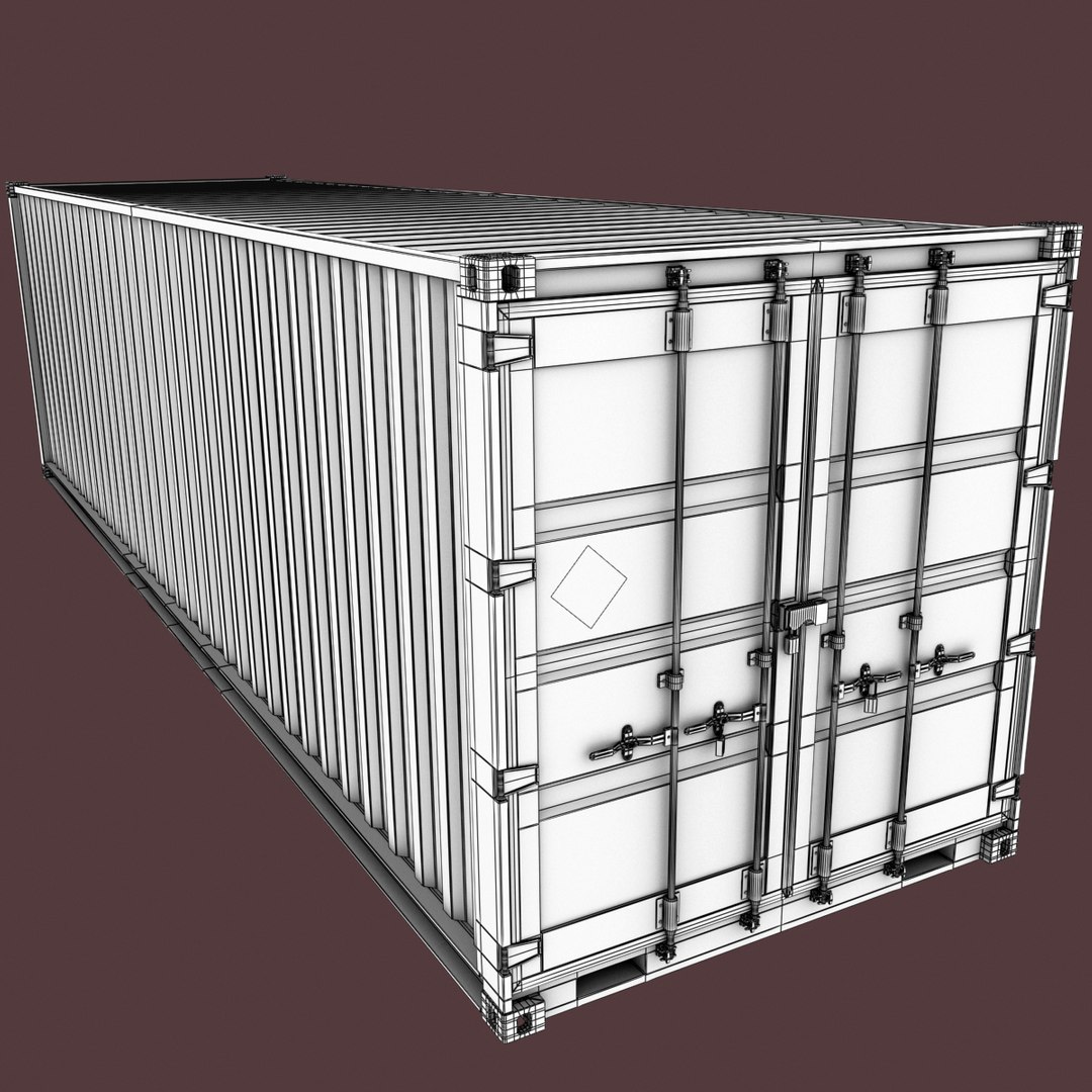 dxf iso 30 feet shipping container