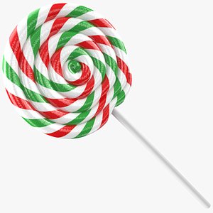 Swirl Christmas Lollipop