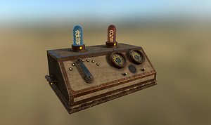machine steampunk 3D model