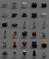 Real Hardware Vol 1 - Knobs Switches and Buttons - 30 Models