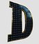 Collection d'alphabet et de chiffres de panneaux solaires