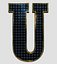 Collection d'alphabet et de chiffres de panneaux solaires