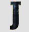 Collection d'alphabet et de chiffres de panneaux solaires