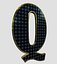 Collection d'alphabet et de chiffres de panneaux solaires