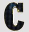 Collection d'alphabet et de chiffres de panneaux solaires