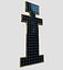 Collection d'alphabet et de chiffres de panneaux solaires