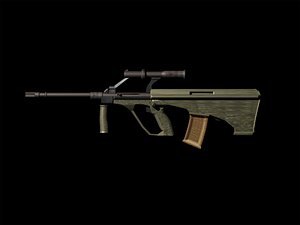 3d steyr aug gun