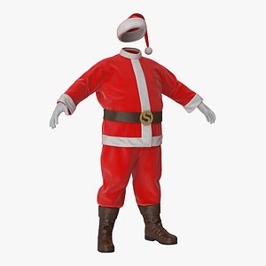 3D santa claus costume