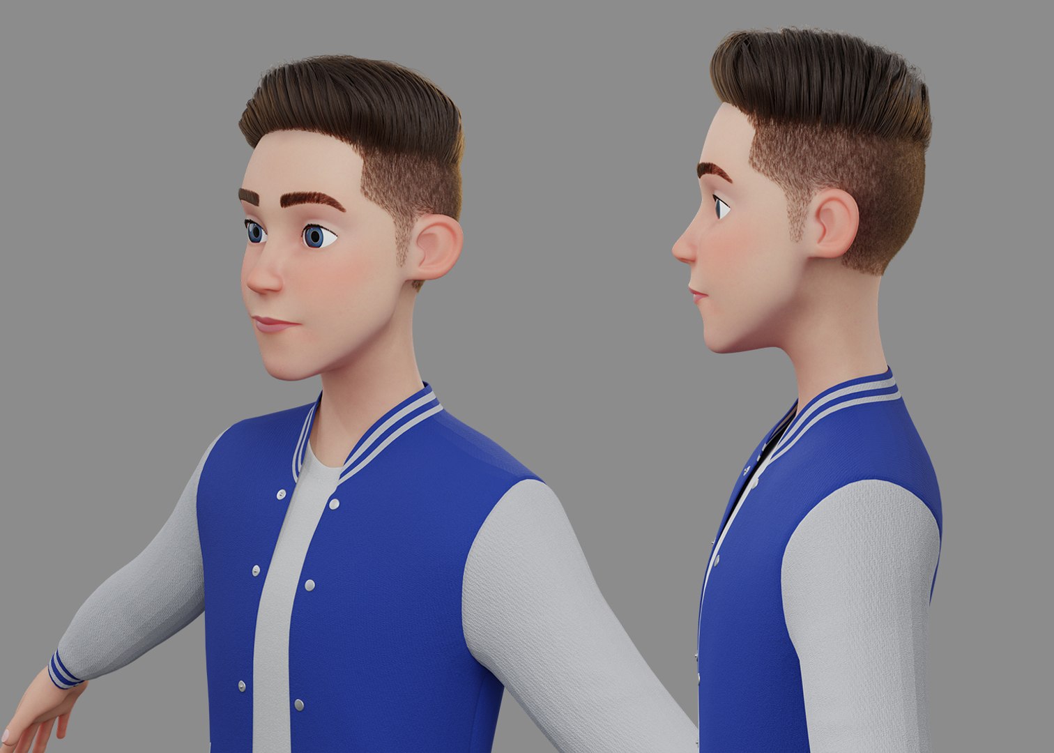 Boy Rig 3D Model - TurboSquid 1850799