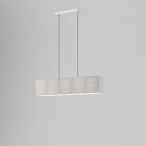 3D ceiling lamp clavius axo model