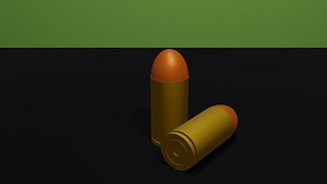 9mm round with animation 3D