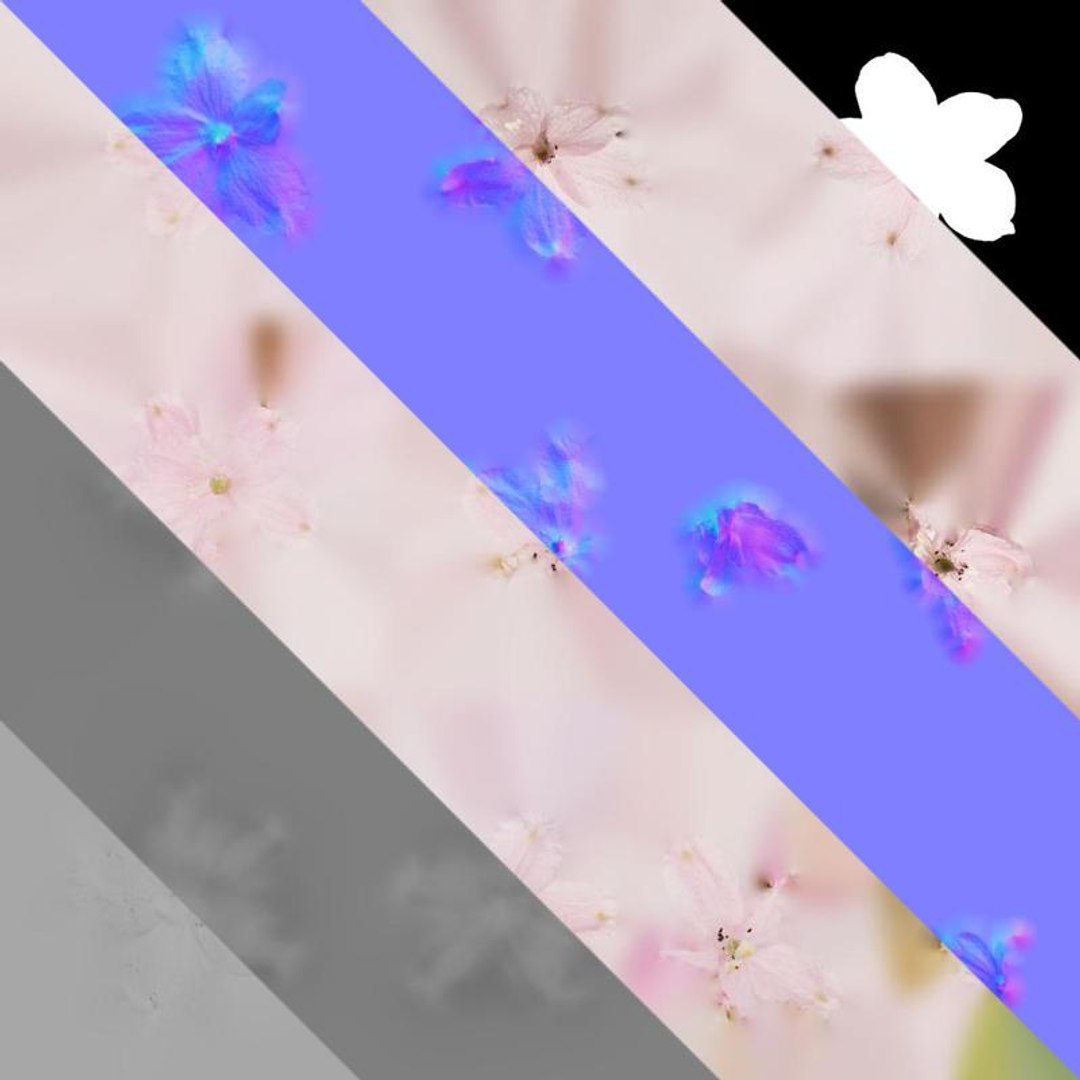 Anydrafts Consolida Ajacis Flower 04 Textures 3D - TurboSquid 2354516