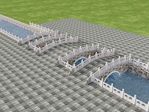 Modular Chinese Arch Bridges Pack