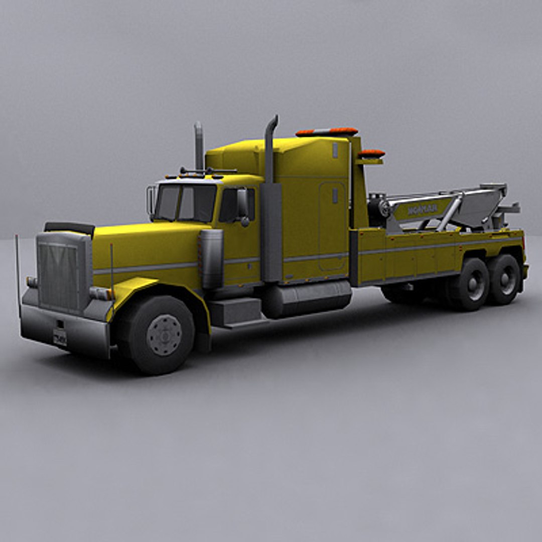 3d Model Ready Wrecker Tow Truck