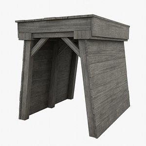 Old Mine Entrance 3D