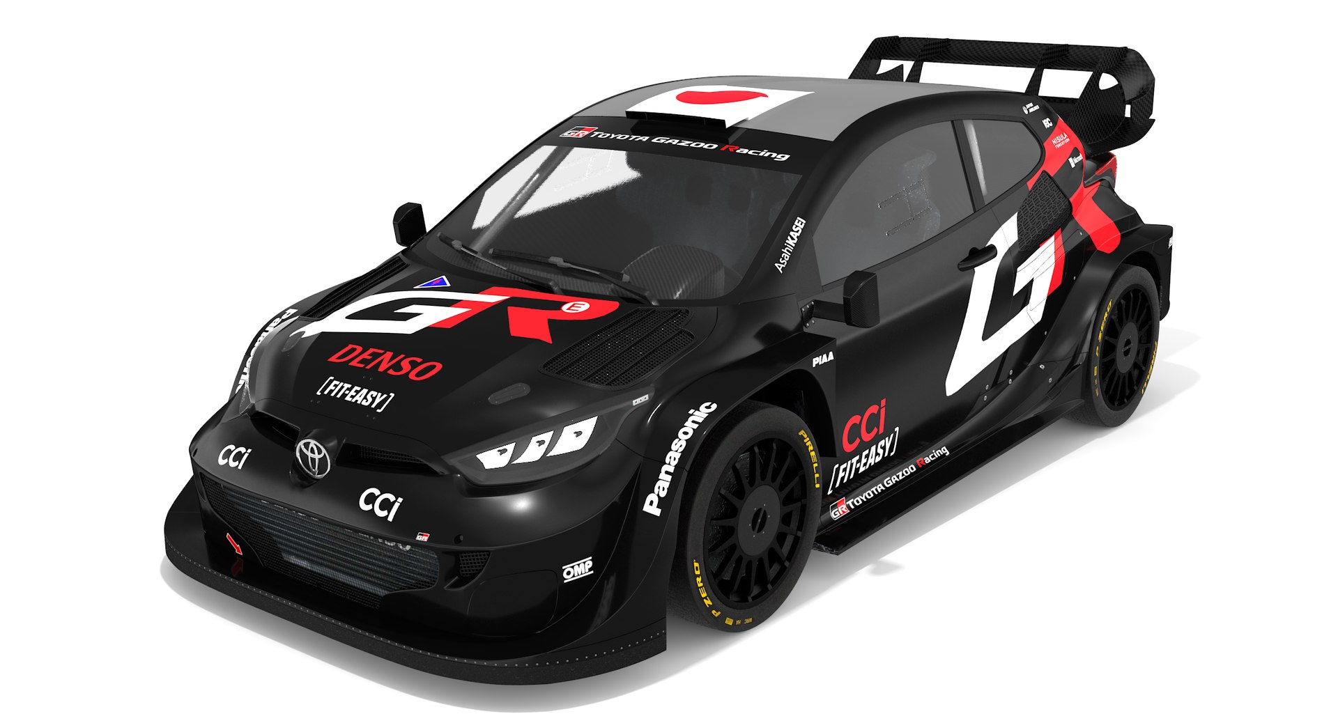 Toyota GR Yaris Rally1 3D Model - TurboSquid 2183915