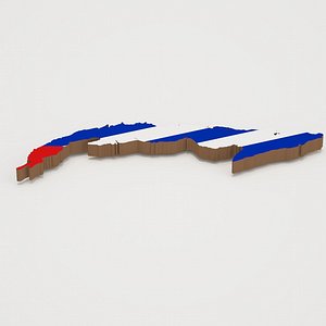 Cuba 3D Map