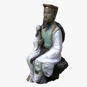3d model japan statue scan