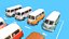 Volkswagen Van Asset Pack  Variations 3D