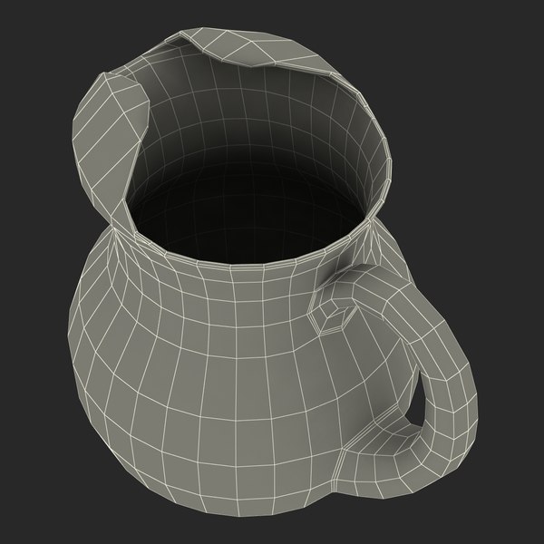 3d model of pitcher cleaning