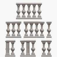 Stone Balustrade Kit 3
