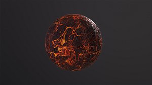 3D Lava Planet
