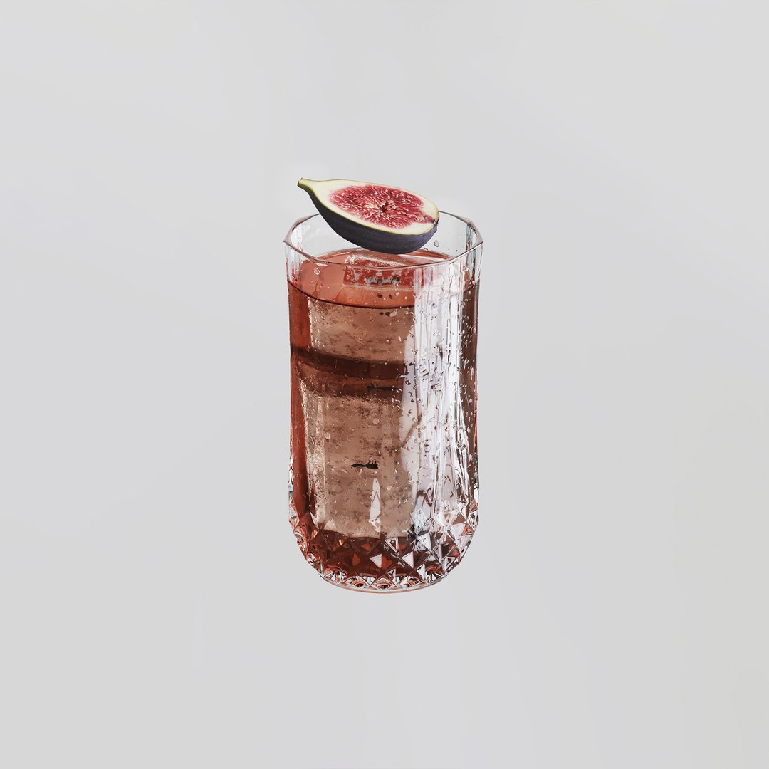 3D Cocktail Fig Sidecar model - TurboSquid 1906830
