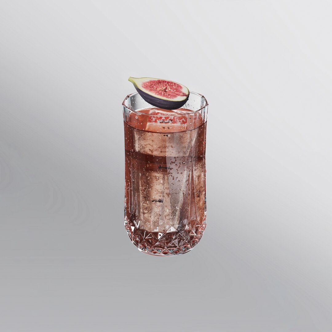 3D Cocktail Fig Sidecar model - TurboSquid 1906830