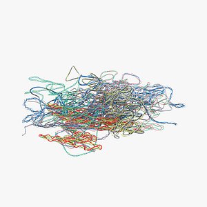 Pile of Colorful Plastic Cables 2