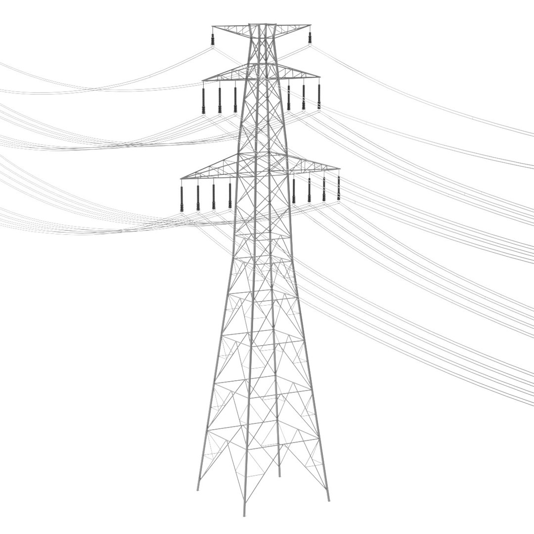 3d Electric Line