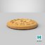 Christmas Chocolate Biscuit 04 3D model