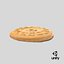 Christmas Chocolate Biscuit 04 3D model