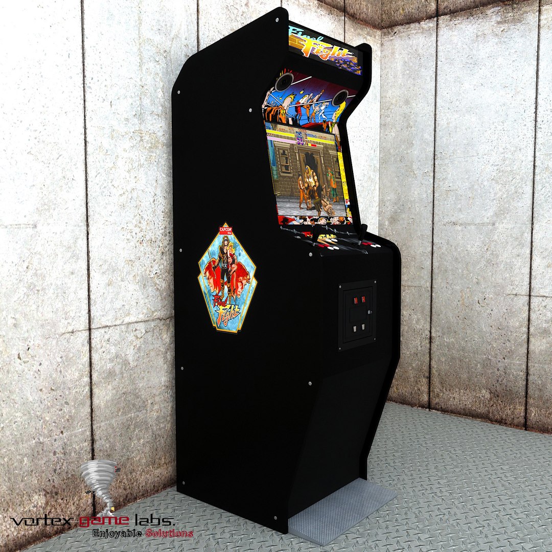 3d Model Classical Arcade Final Fight