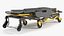 Civière Stryker Power-PRO XT noire et jaune pliée