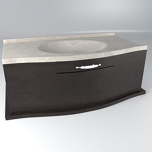 3d bathroom sink model