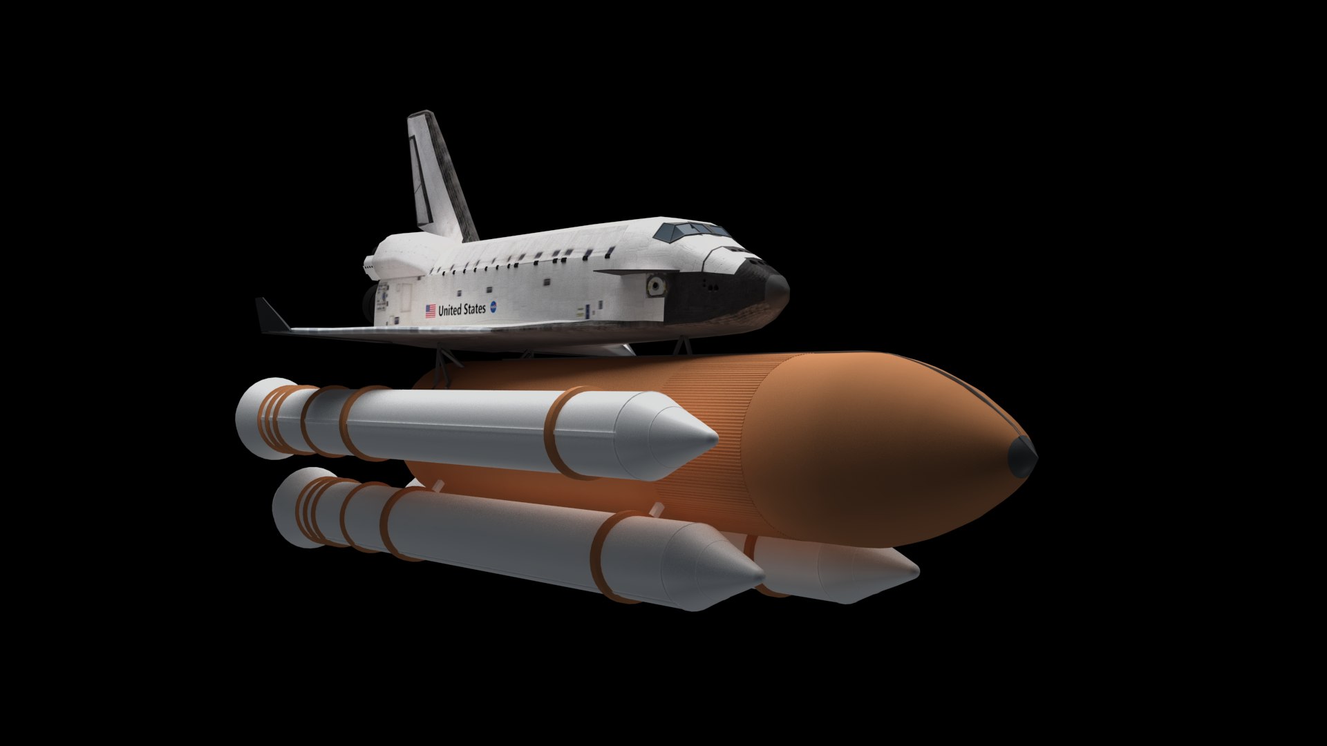 Space Shuttle 3D Model - TurboSquid 1392302