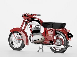 3D Motorcycle Jawa 360 model