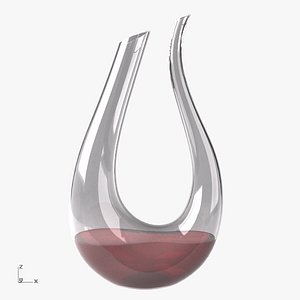 3d riedel amadeo wine decanter model