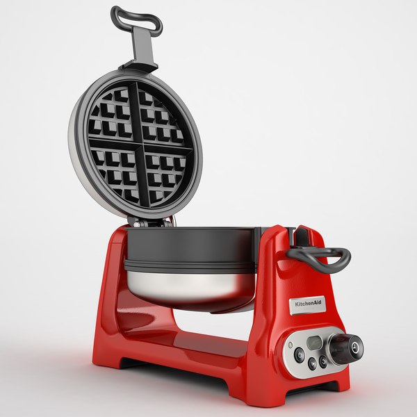 vej rille håndtering artisan waffle iron 3d model