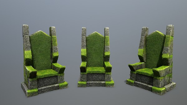 modelo 3d Trono de piedra - TurboSquid 2261544