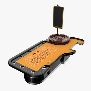 3D Casino Roulette Table